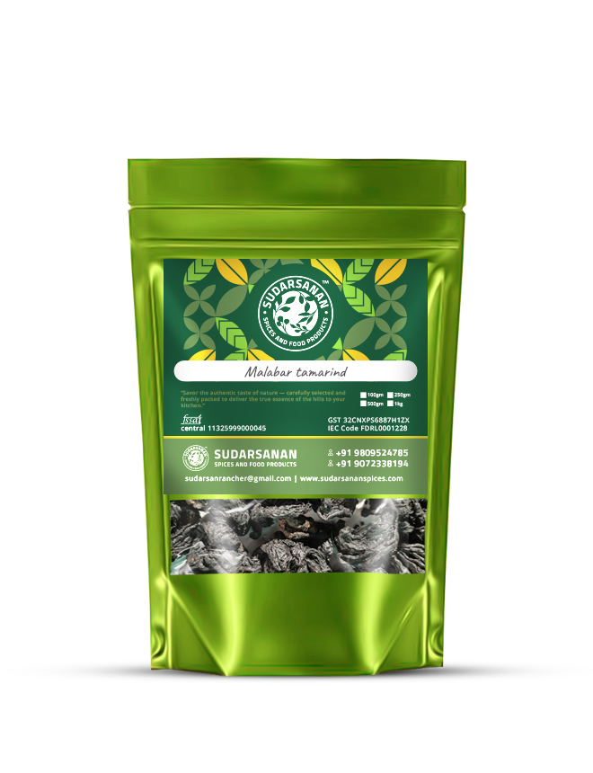 Malabar Tamarind (Kudampuli) 1Kg